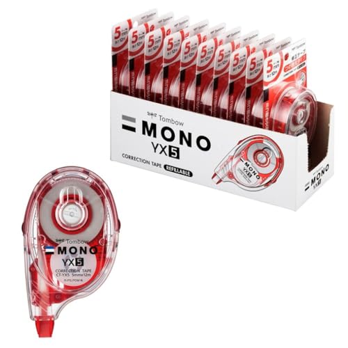 Amazon | トンボ鉛筆 修正テープ 5mm MONO モノ YX (安定感のある